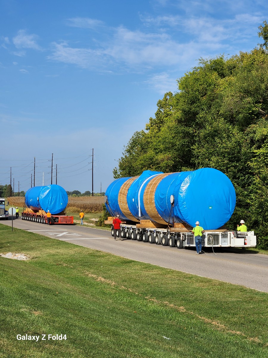 Oversized Storage Vessel Hauling